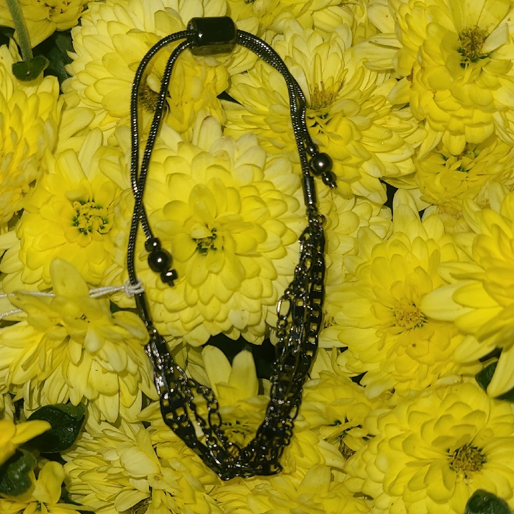 Elegant Black Chain Braclet